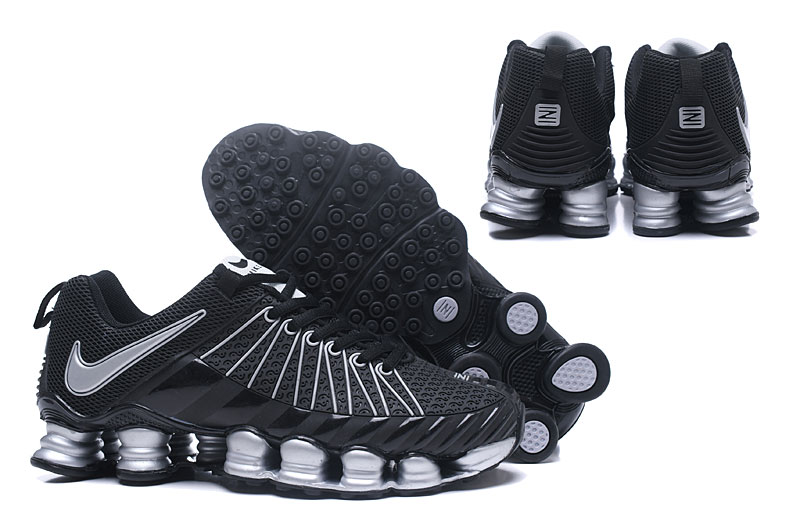 Men Nike Shox TLX Black Silver Shoes